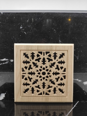 Решетка декоративная деревянная на магнитах Пересвет К-06 200х200мм